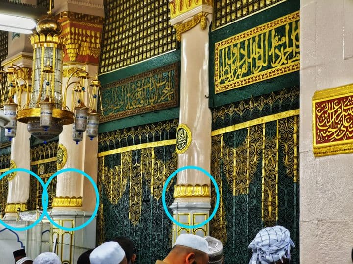 ارتفاع المسجد النبوي في العهد النبوي